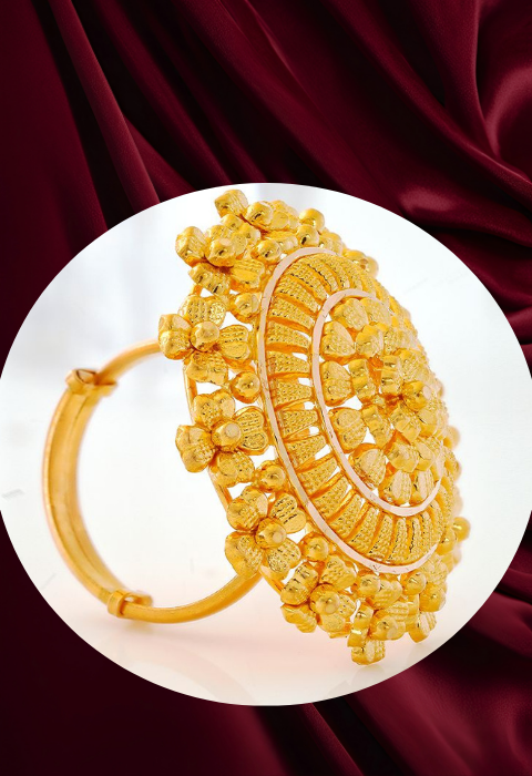 filigree 22k gold cocktail ring design