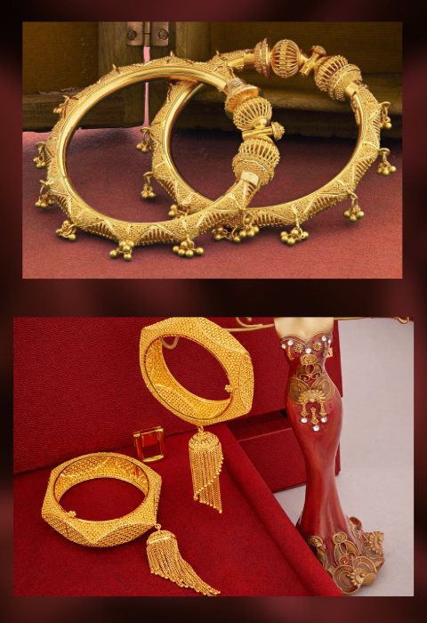 22k gold bridal bangles