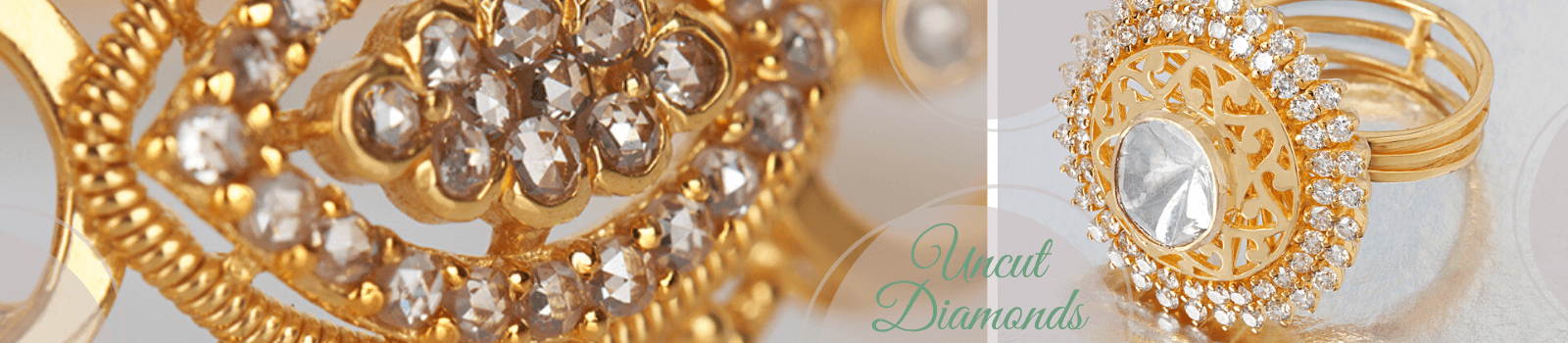 Uncut Diamond Jewelry
