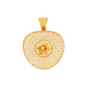 22k Gold Gold Flora Bloom Pendant