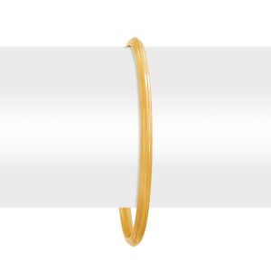 22k Gold Slim Polished Gold Bangle 