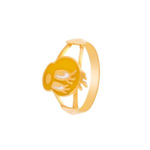 22k Gold Tweety Bird Baby Ring