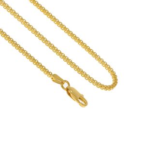 22k Gold Bismark Square Gold Chain -20
