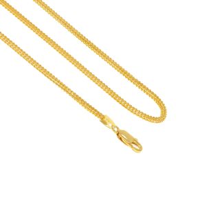 22k Gold Singapore Fox Gold Chain - 26
