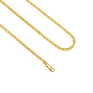 22k Gold Flat Singapore Fox Chain - 16