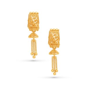 22k Gold Petite Dangling Jhumki Drops