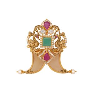 22k Gold Peacock Puligoru Pendant 