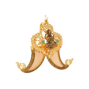 22k Gold Lakshmi Cz Puligoru Pendant