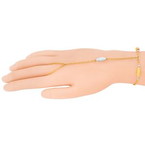 22k Gold Glitzy 2-Tone Hand Harness