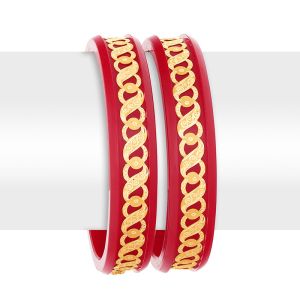 22k Gold Loop Pola Chuda Bangles