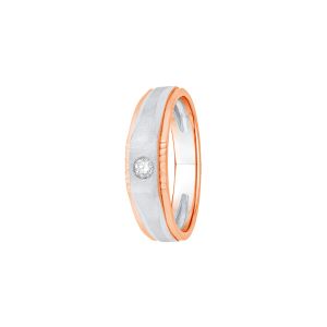 0.950/18k Platinum Solitaire Men Platinum Ring