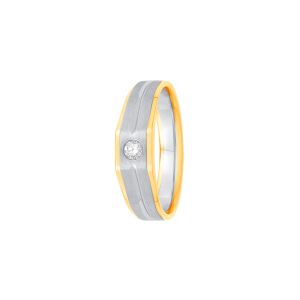 0.950/18k Platinum Solitaire Platinum Wedding Band