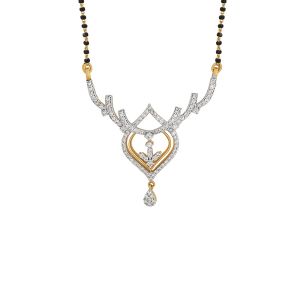 18k Diamond Jevada Diamond Mangalsutra 