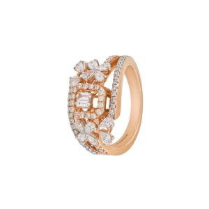 18k Diamond High Fashion Cocktail Ring