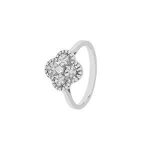 18k Diamond Diamond Florett Ring