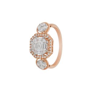 18k Diamond Mia Rose Diamond Ring