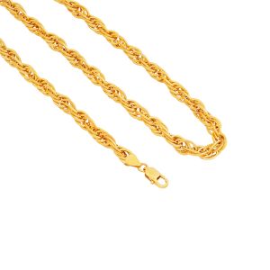 22k Gold Double Oval Links Chain- 22