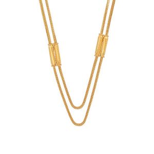 22k Gold Dual Layers Gold Chain 