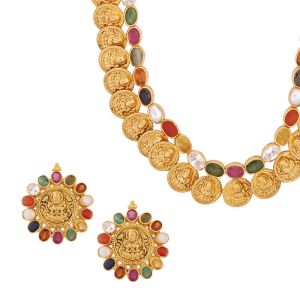 22k Gold Gajalakshmi Ratna Kasu Haram