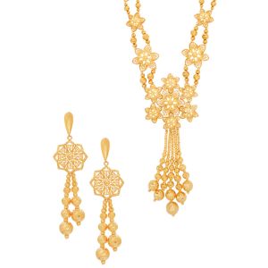 22k Gold Florett Bloom Gold Necklace