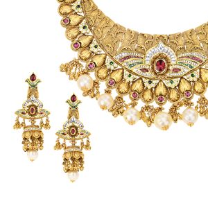 22k Gold Atheeva Antique Bridal Choker