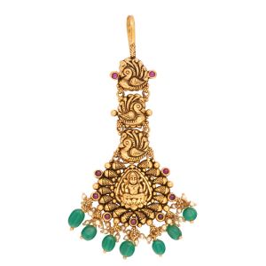 22k Gold Goddess Lakshmi Nakshi Tikka