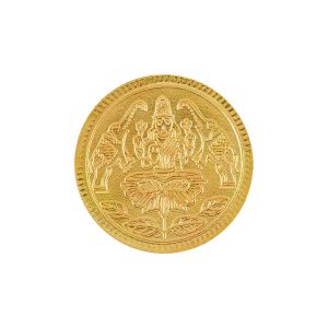 22k Gold Lakshmi Kasu Gold Coin 