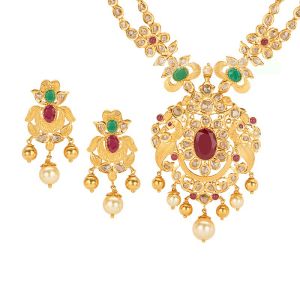 22k Diamond Apurva Gems Necklace