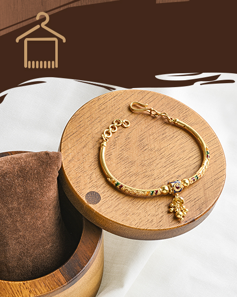 22k yellow gold bangles